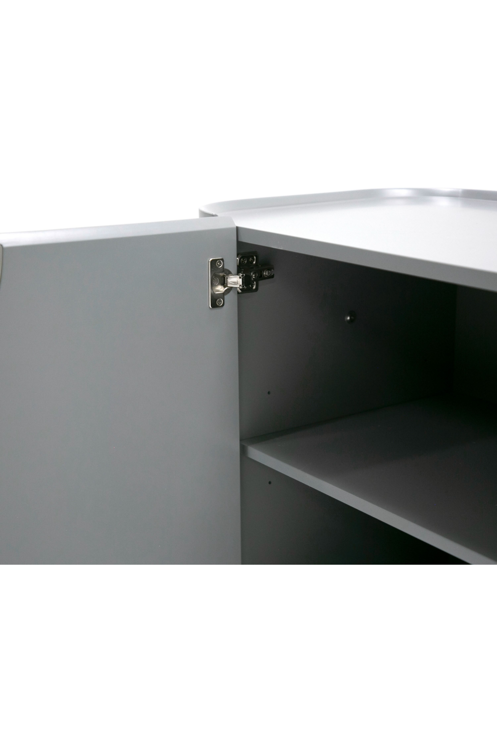 Matte Gray 3-Door Sideboard | OROA Modern Hadler | Oroa.com