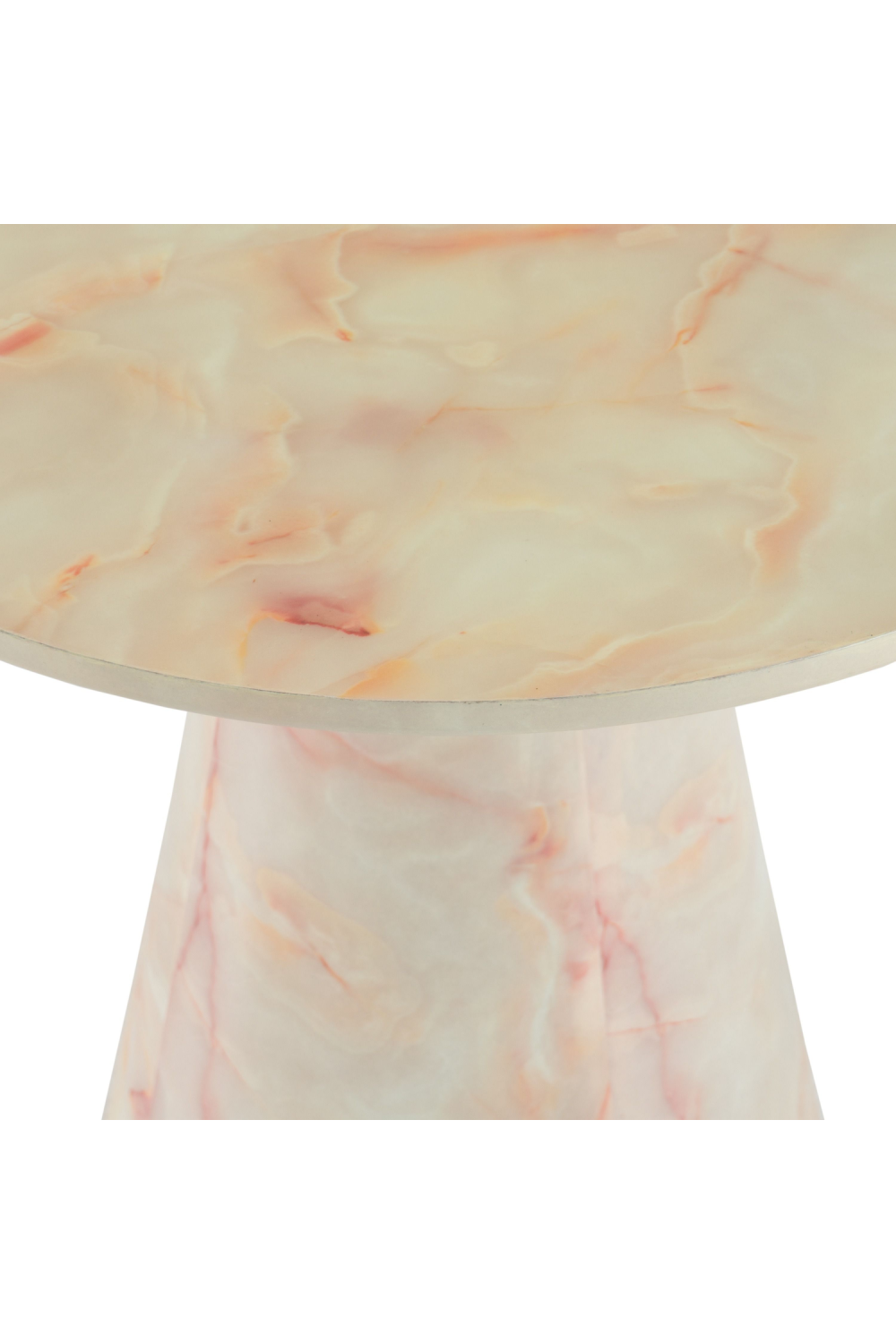 Marble Conical Base End Table | OROA Modern Pampa | Oroa.com