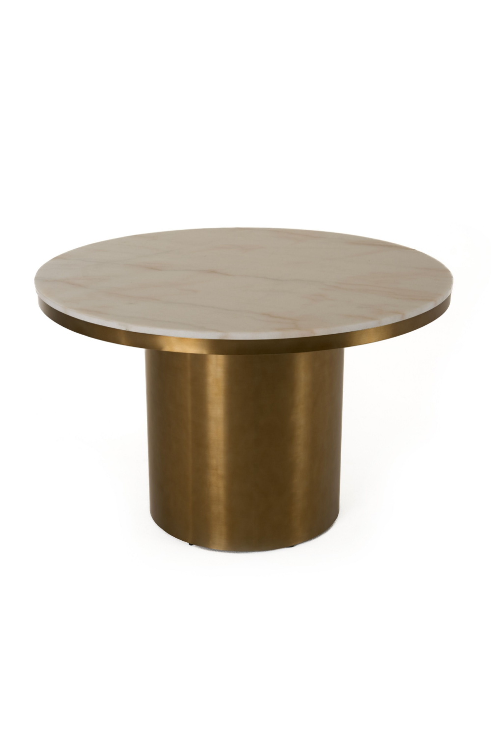 White Marble Round Dining Table | OROA Modern Rocky | Oroa.com