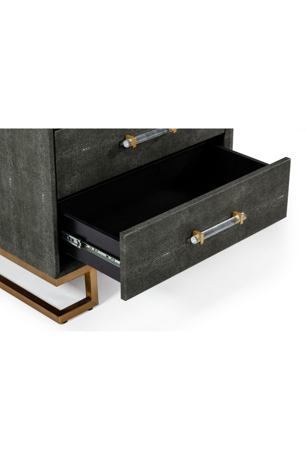 Gray Shagreen 5-Drawer Chest | OROA Modern Howard | Oroa.com
