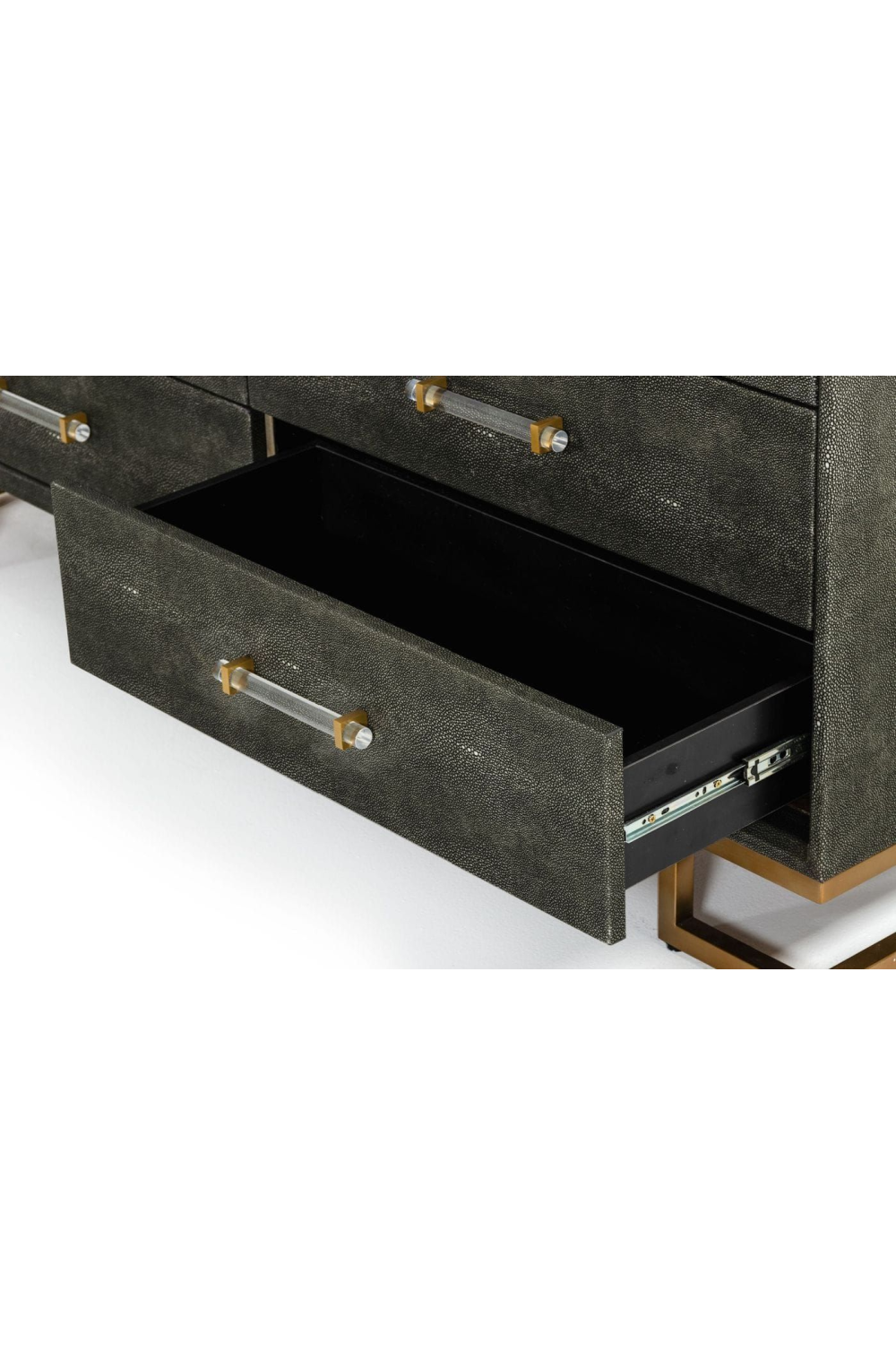 Gray Shagreen 6-Drawer Dresser | Oroa.com