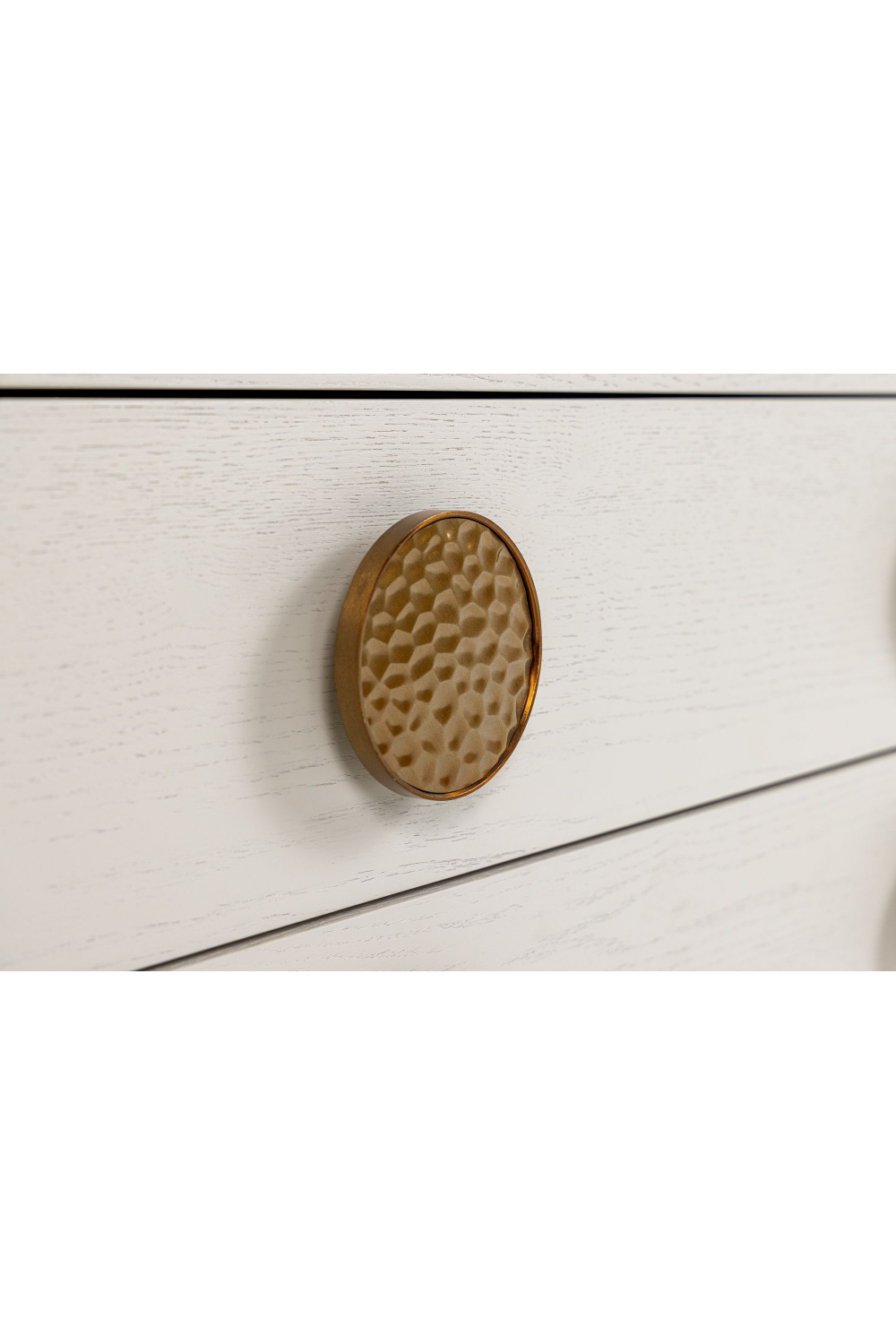 White Ash Wood 3-Drawer Nightstand | Oroa.com