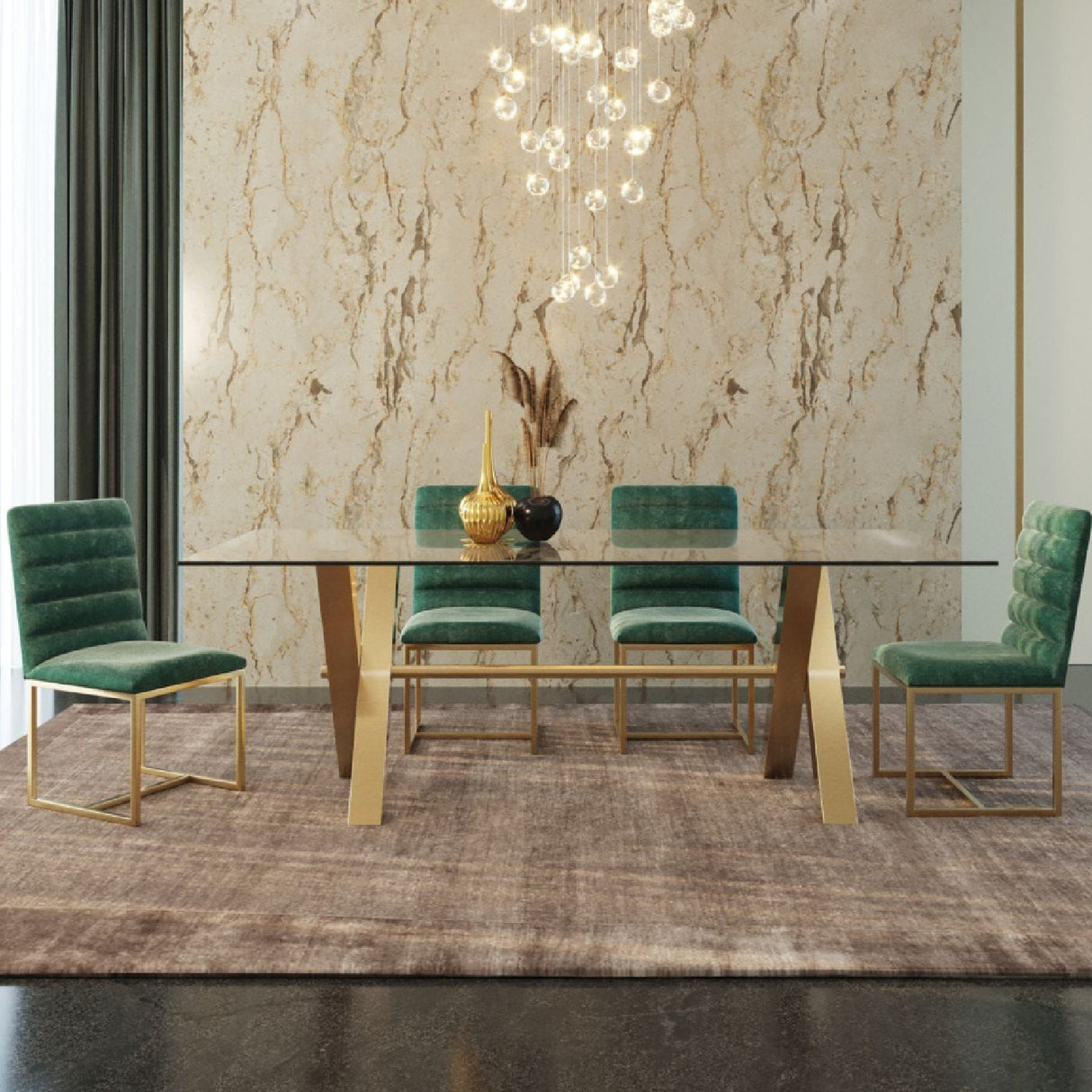 Tempered Glass Dining Table | Oroa.com