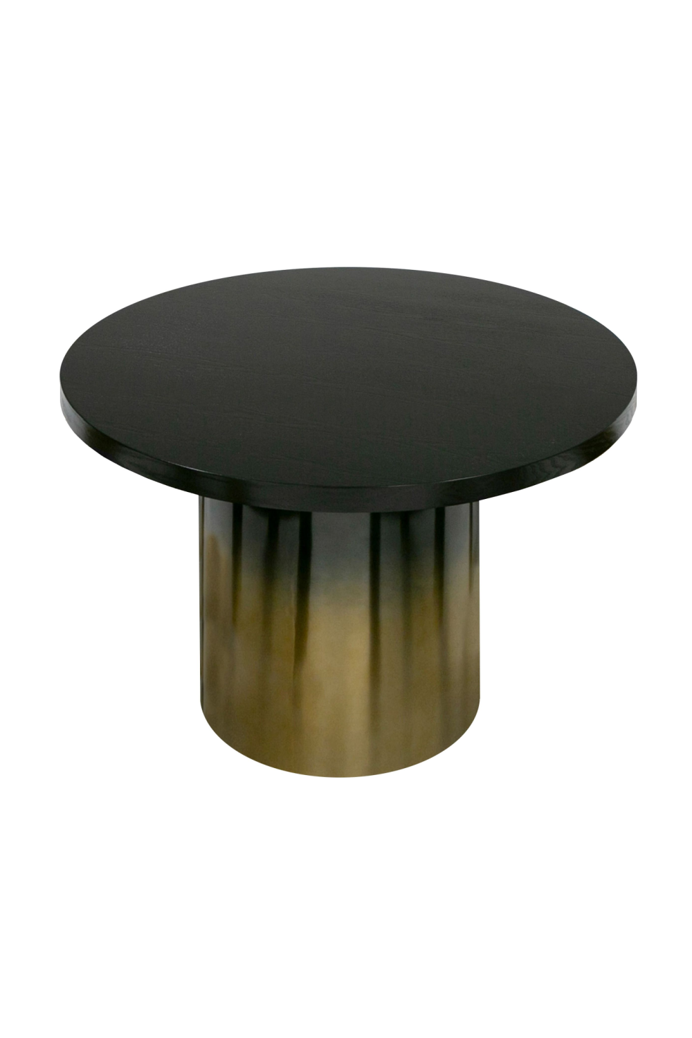 Black Ash Round Dining Table | OROA Modern Elmira | Oroa.com