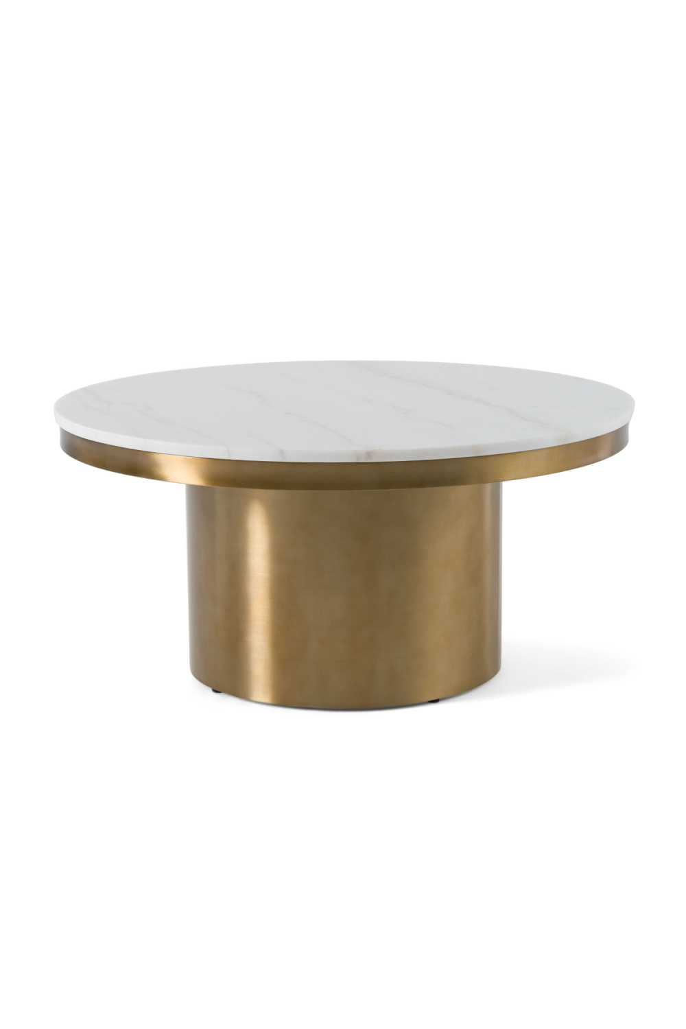 White and Gold Coffee Table | Oroa.com
