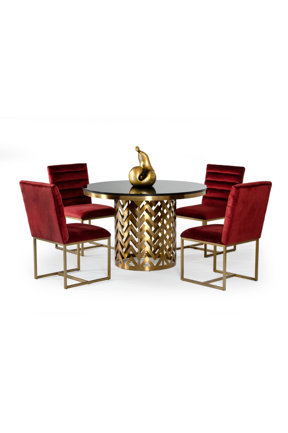 Gold Base Dining Table | OROA Modern Kowal | Oroa.com