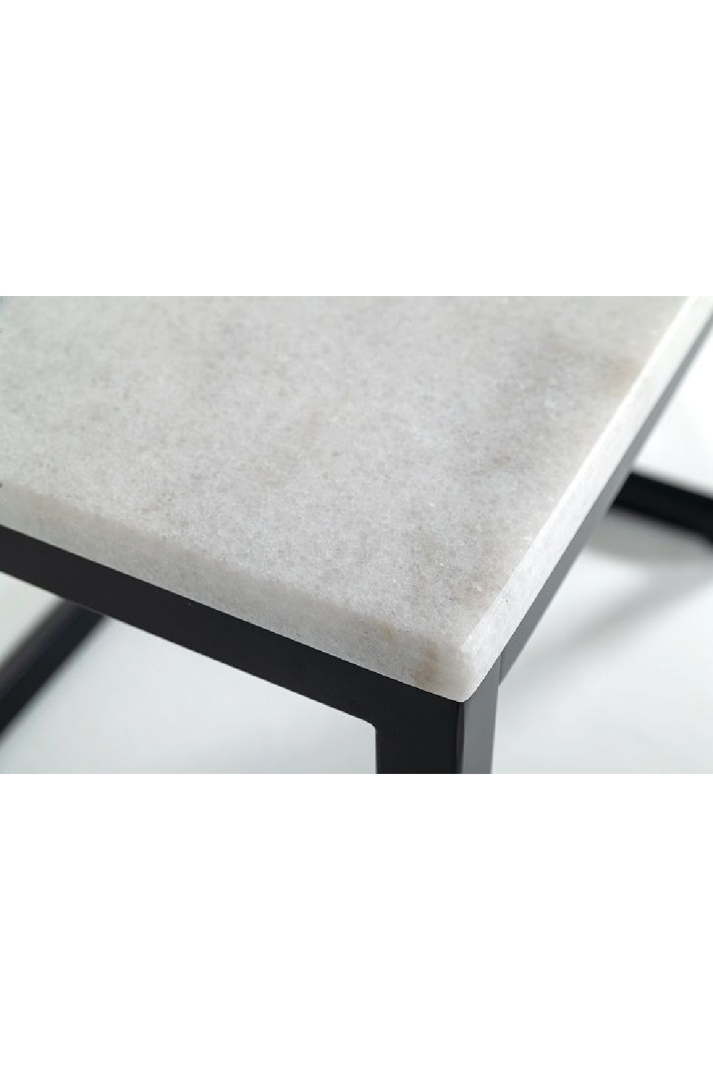 Square White Marble End Table | OROA Modern Baca | Oroa.com