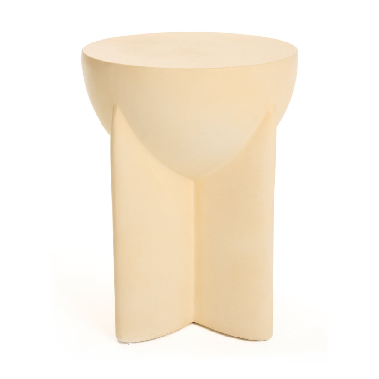 Concrete Round End Table | Oroa.com