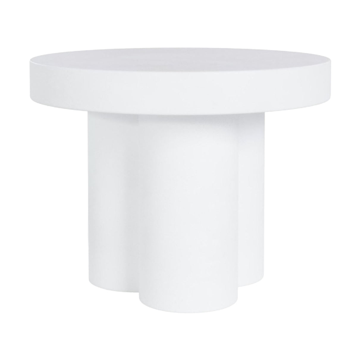 Concrete Round End Table | Oroa.com