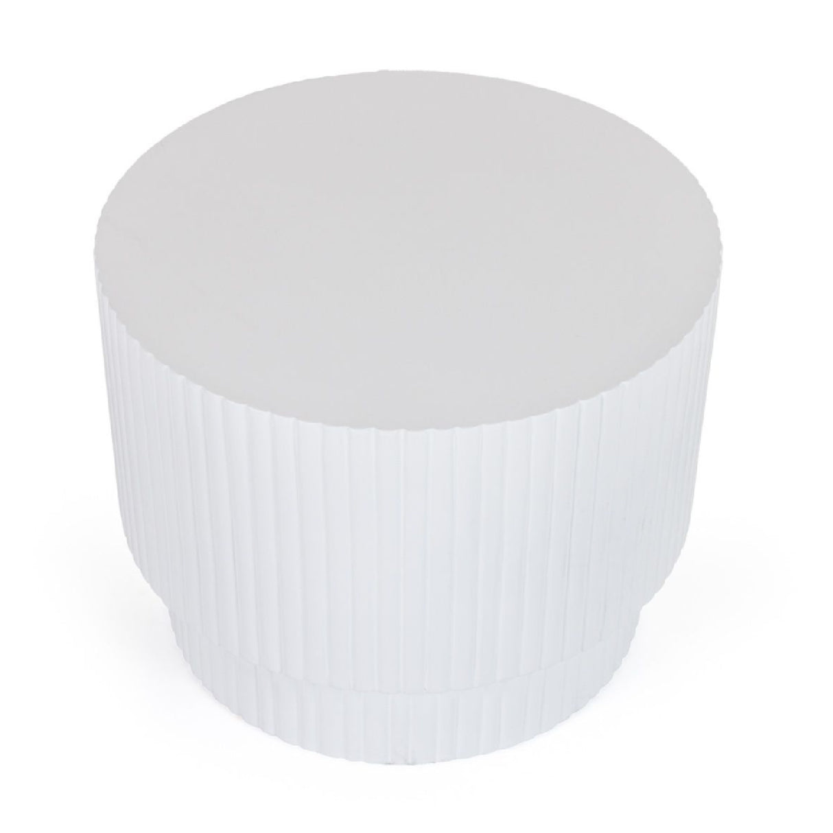 Concrete Round End Table | Oroa.com