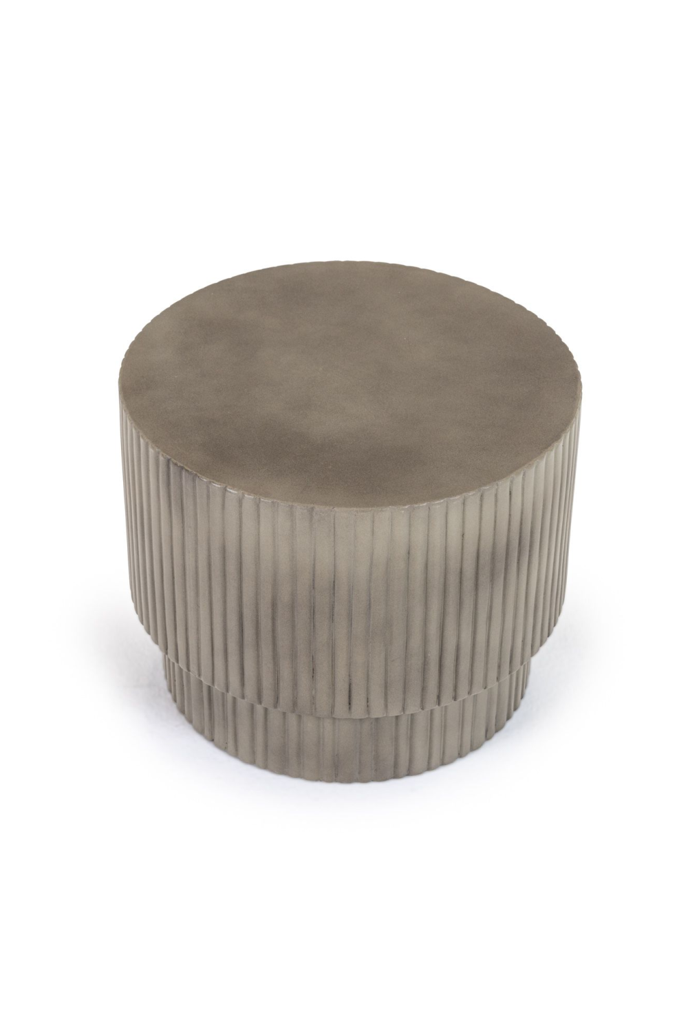 Concrete Round End Table | OROA Modern Gruver | Oroa.com