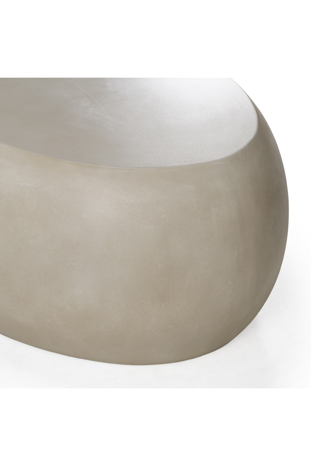 Oval Concrete Coffee Table | OROA Modern Denny | Oroa.com