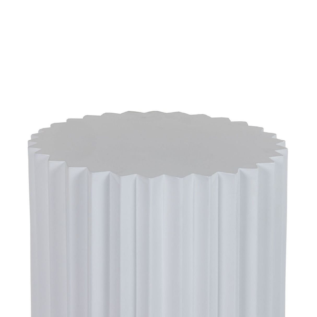 Ribbed Cylindrical End Table | Oroa.com