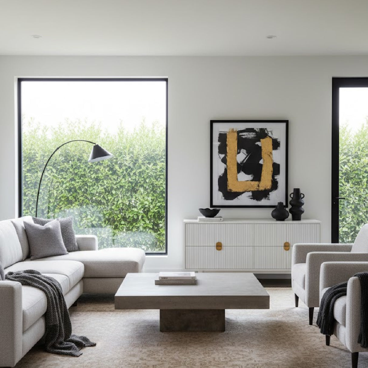 Square Concrete Coffee Table | Oroa.com