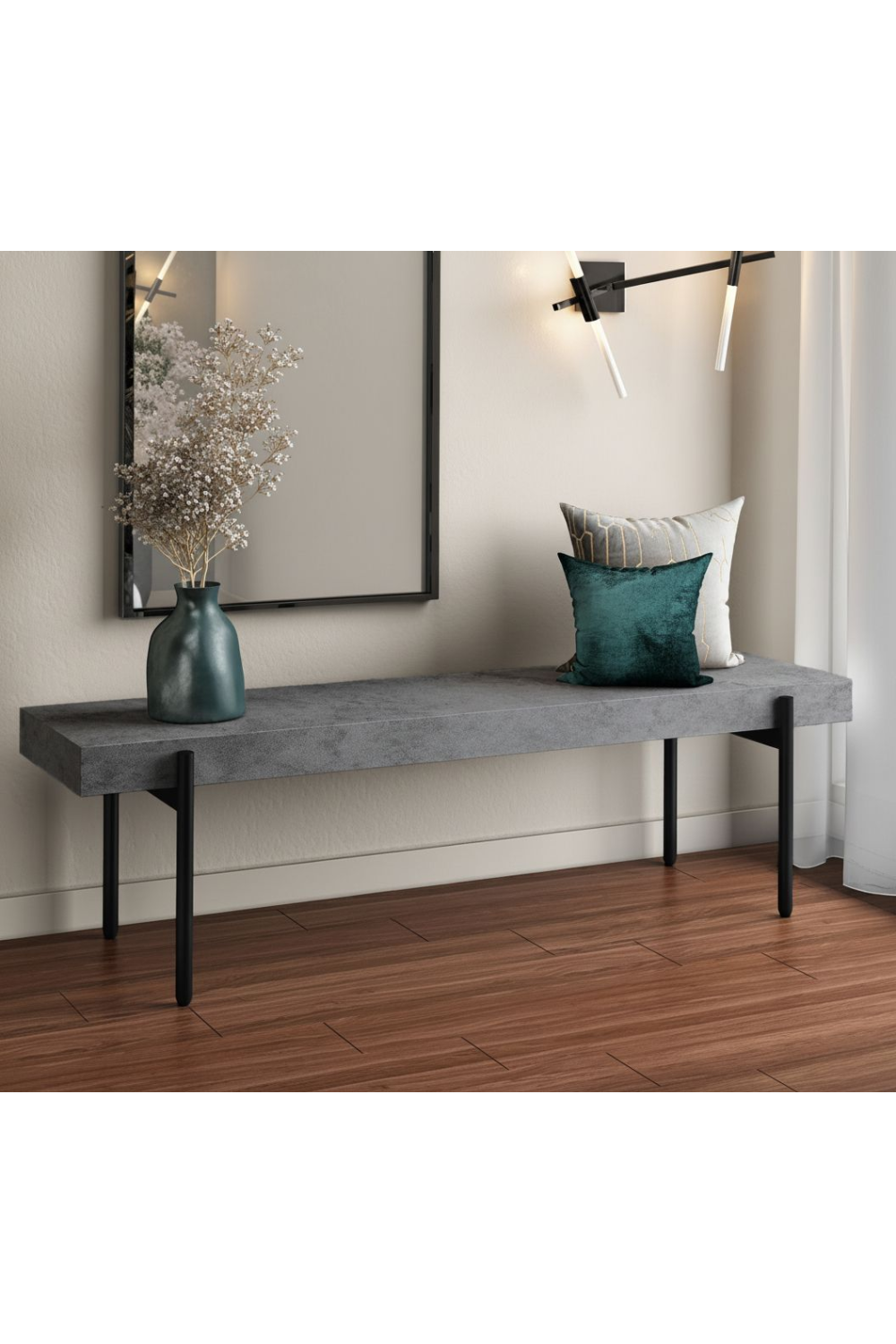Concrete Finished Bench | Oroa.com