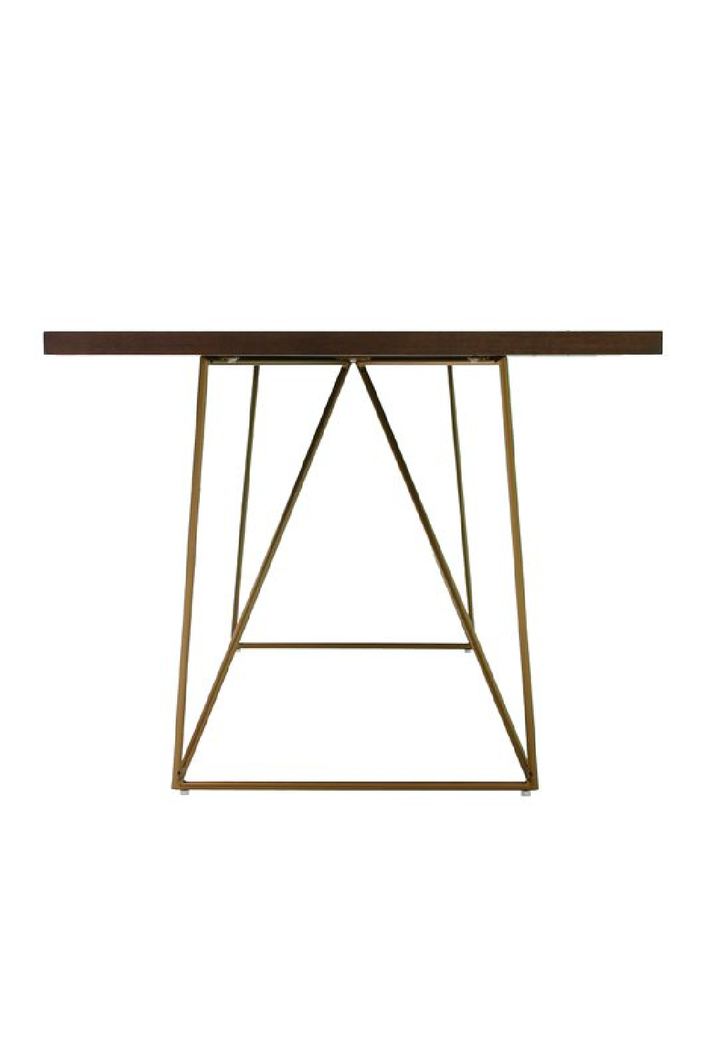 Antique Brass Legged Dining Table | Oroa.com