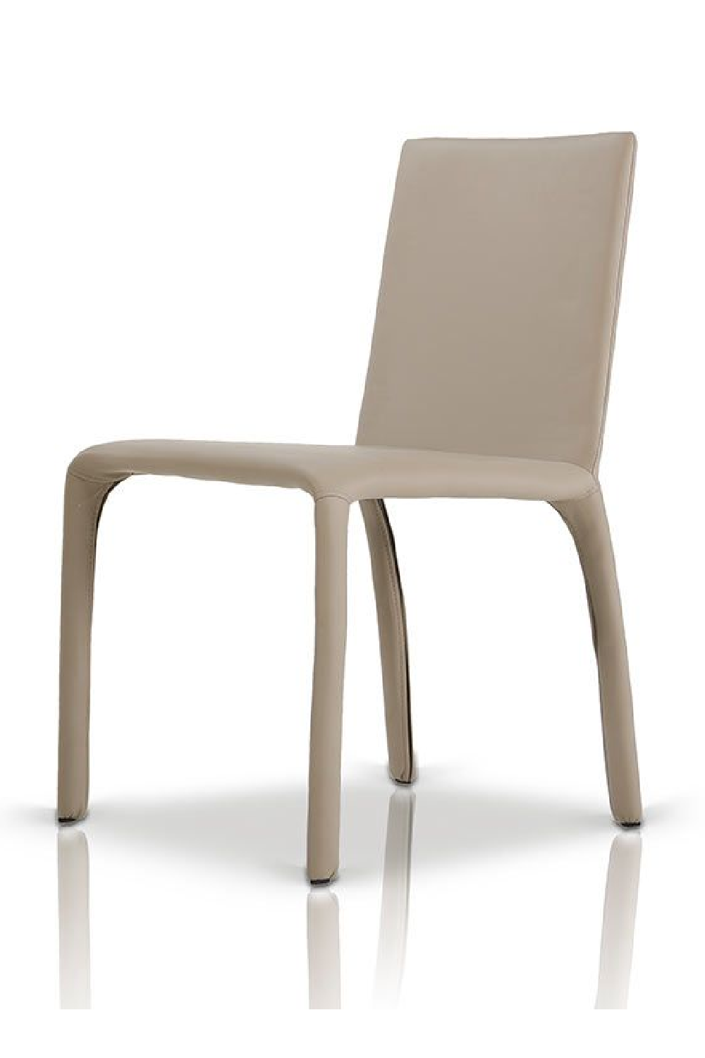 Gray Vegan Leather Dining Chairs (2) | OROA Modern Hyla | Oroa.com