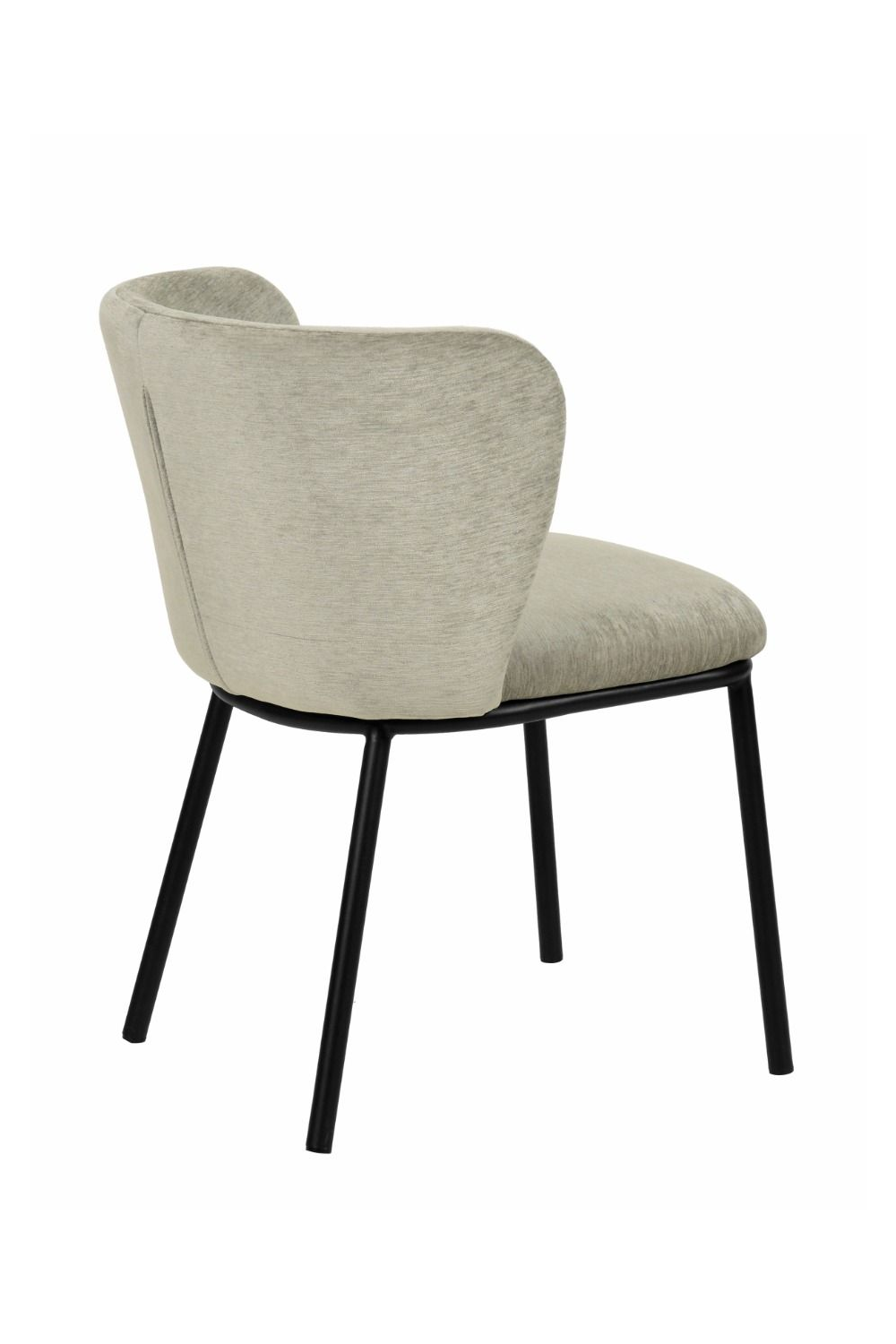 Gray Curved Dining Chair Set (2) | OROA Modern Bessie | Oroa.com