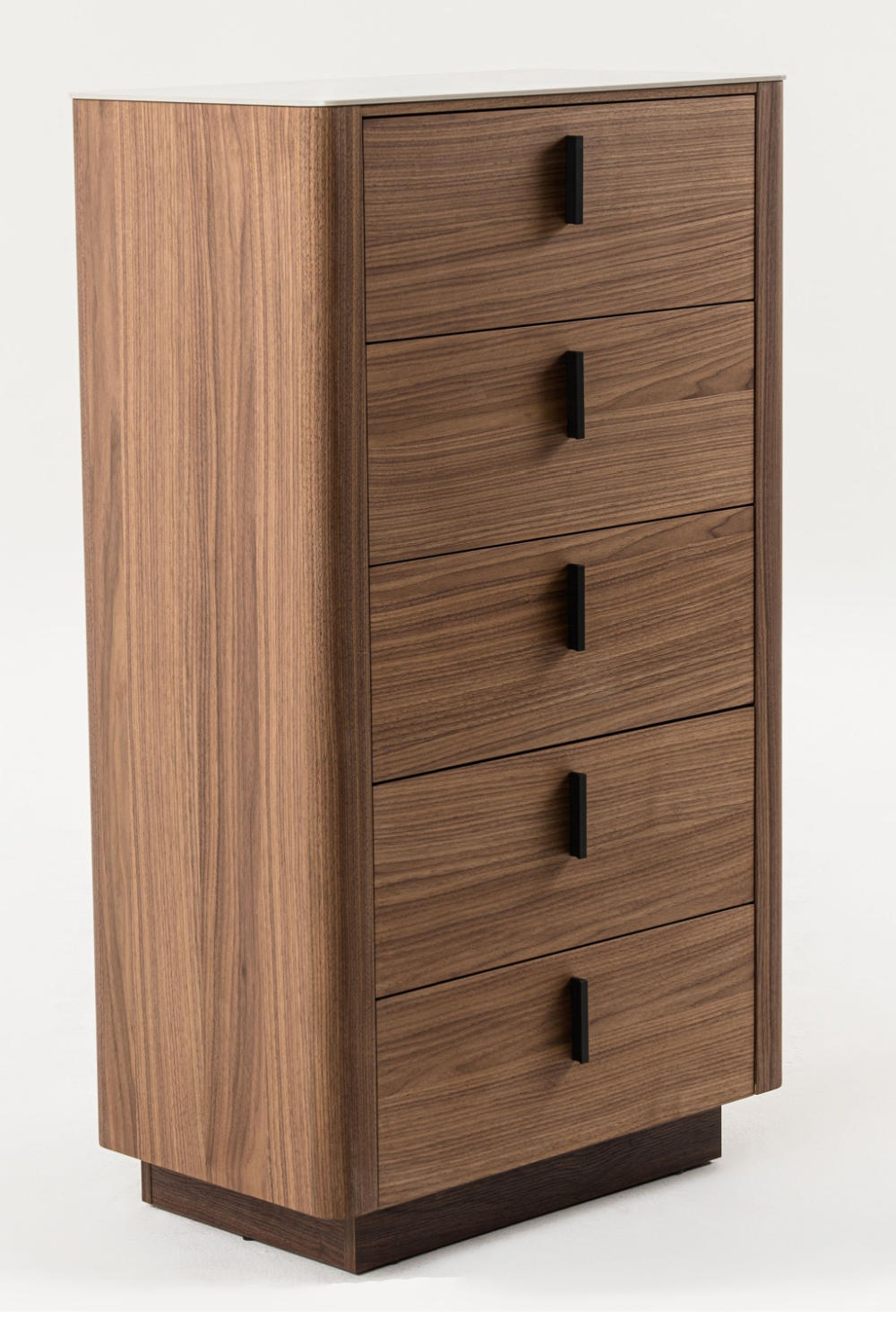 5-Drawer Walnut Chest | Oroa.com