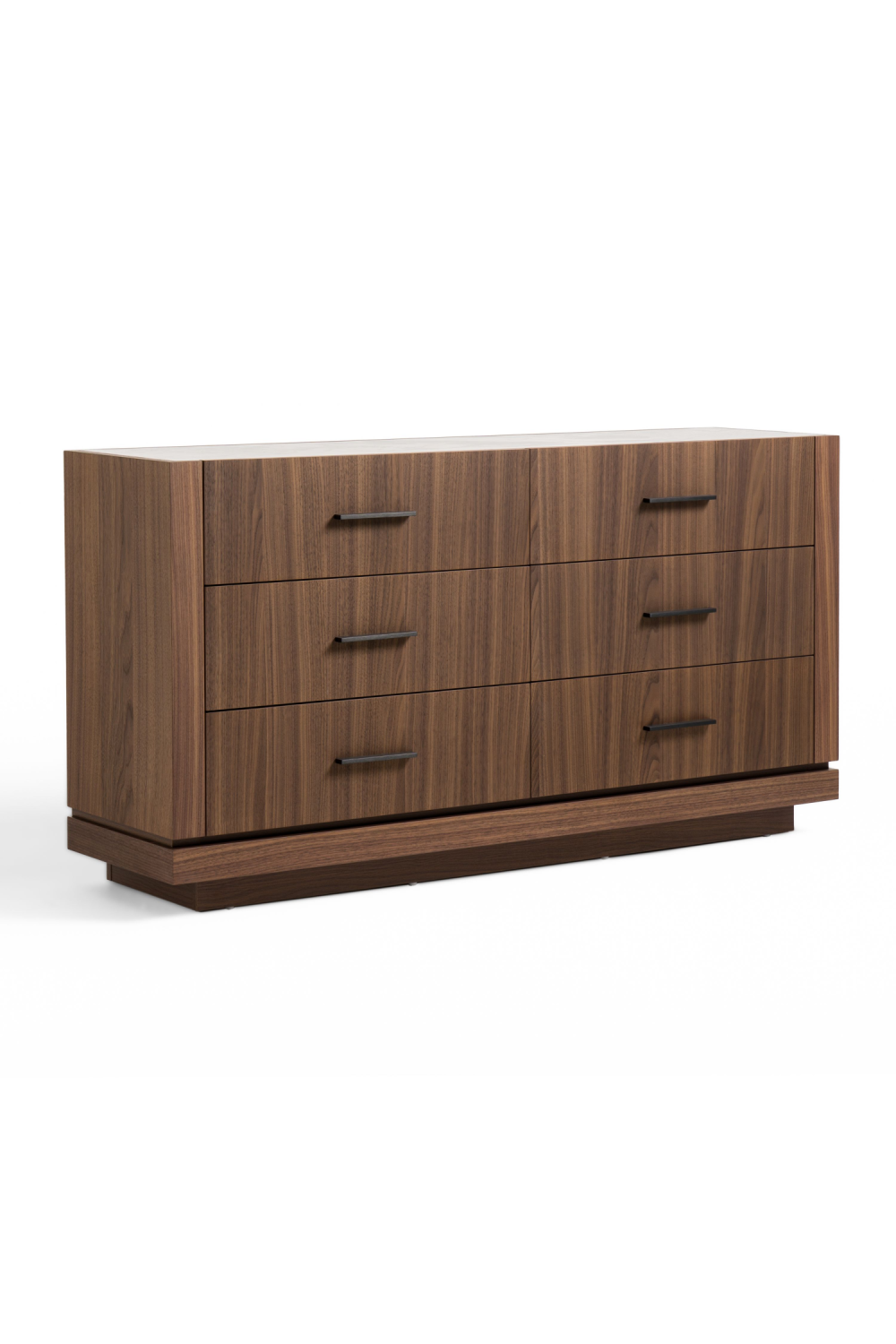 6-Drawer Walnut Dresser | OROA Modern Bailey