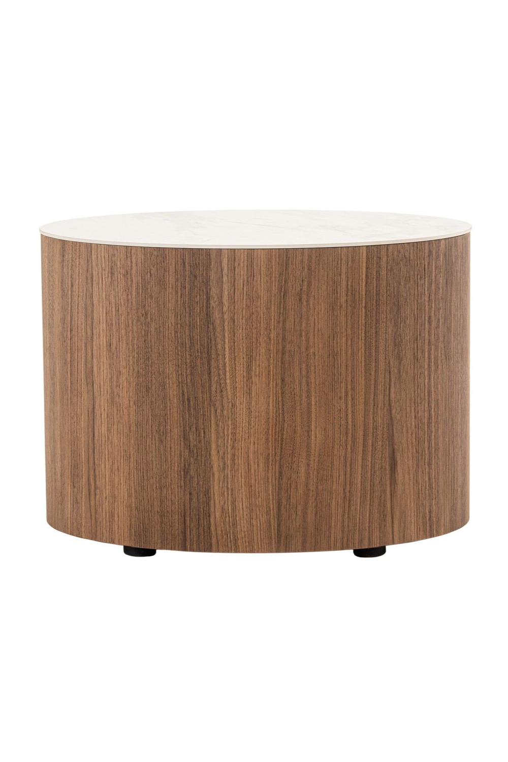 2-Drawer Walnut Nightstand | Oroa.com