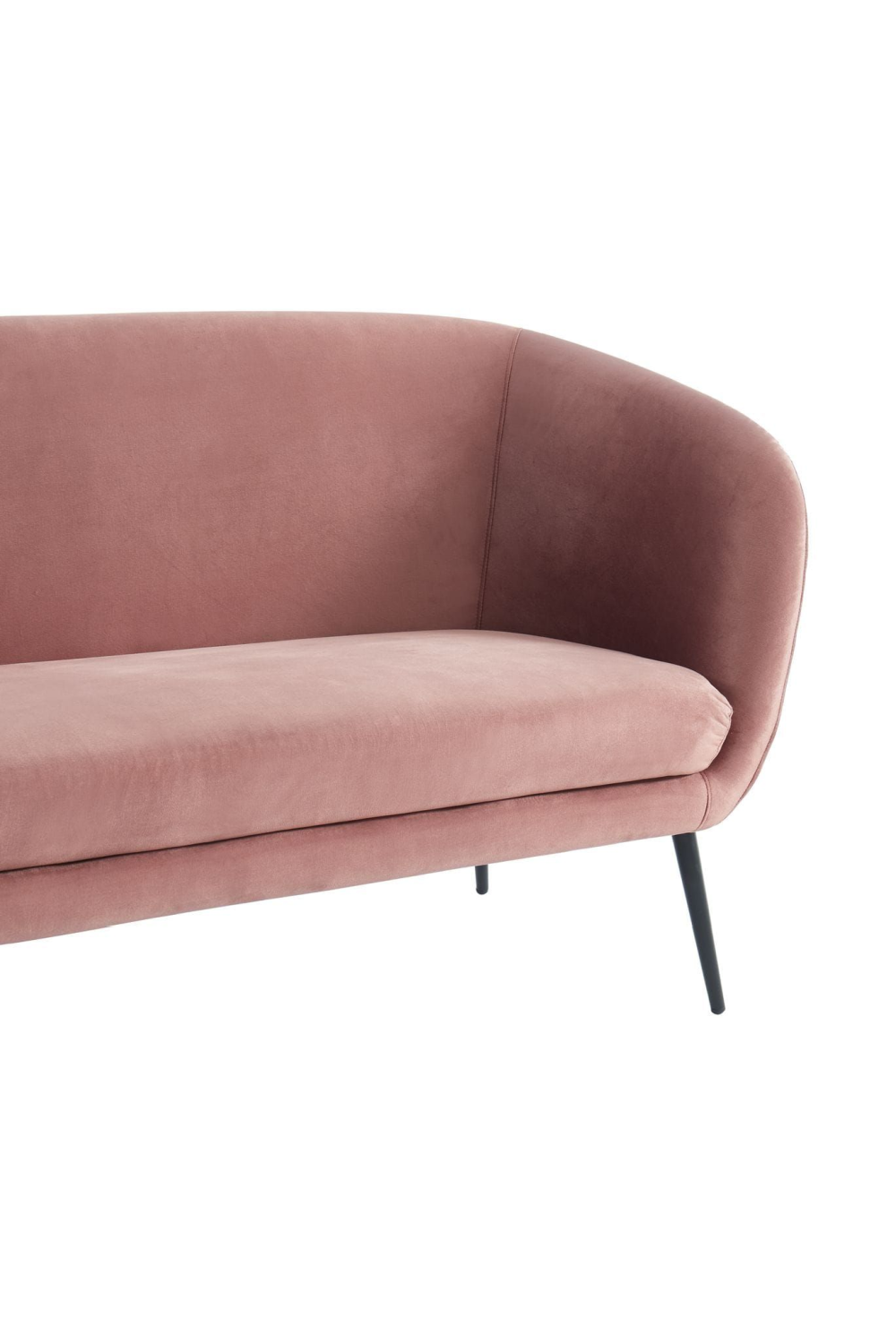 Pink Sloped-Arm Sofa | Oroa.com
