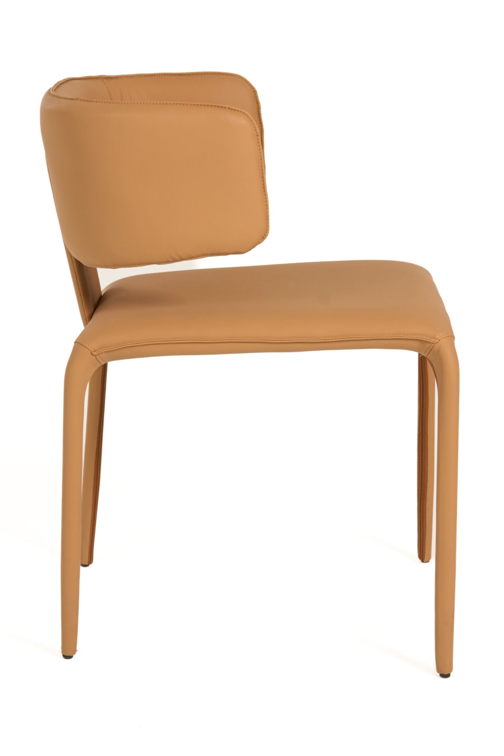 Contoured-Back Vegan Leather Dining Chair | OROA Modern Odessa | Oroa.com