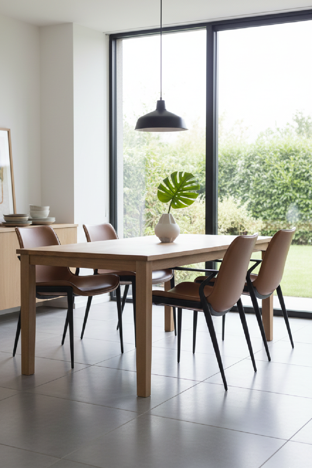 Vegan Leather Dining Chair Set (2) | OROA Modern Osprey | Oroa.com