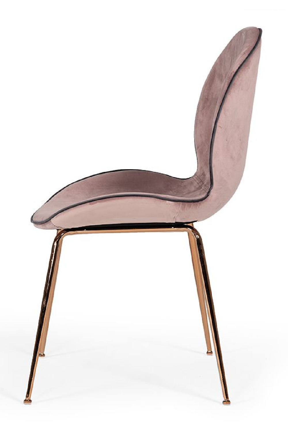 Pink Velvet Dining Chairs (2) | OROA Modern Wendy | Oroa.com