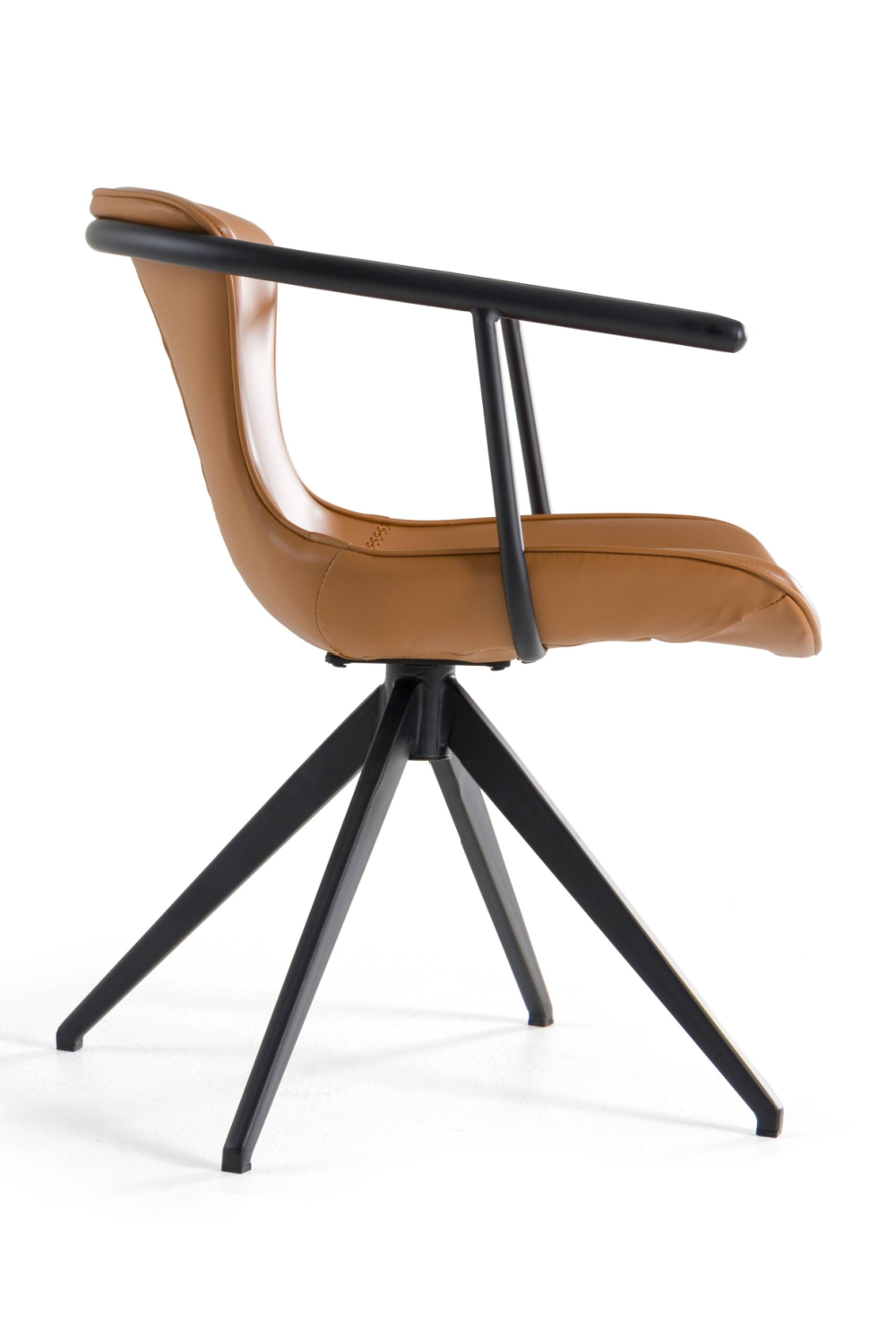 Vegan Leather Swivel Dining Chair | OROA Modern Maureen | Oroa.com