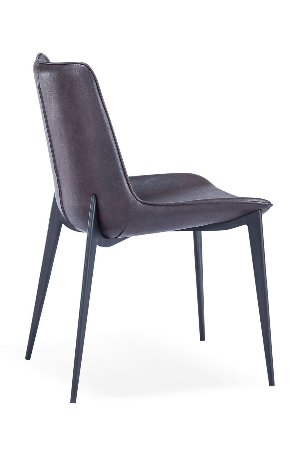 Brown Channel-Tufted Dining Chairs (2) | Oroa.com