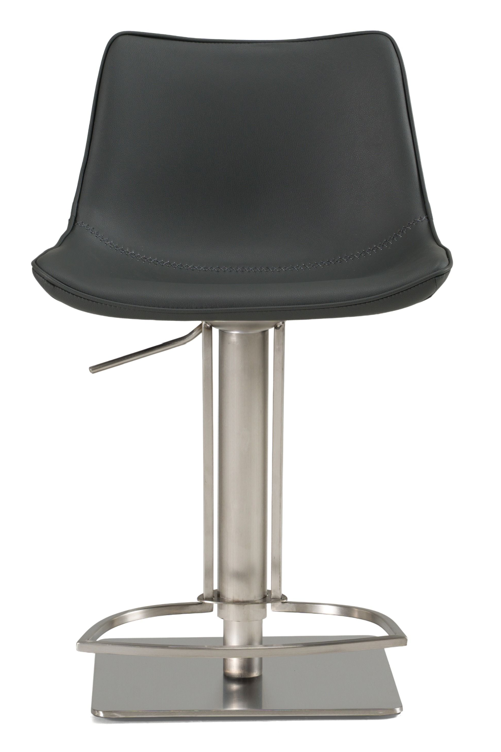 Gray Vegan Swivel Bar Stool | OROA Modern Manning | Oroa.com