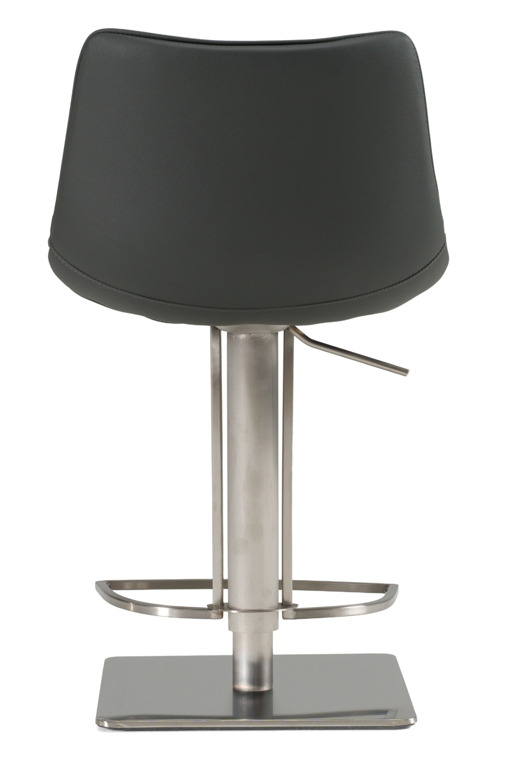 Gray Vegan Swivel Bar Stool | OROA Modern Manning | Oroa.com