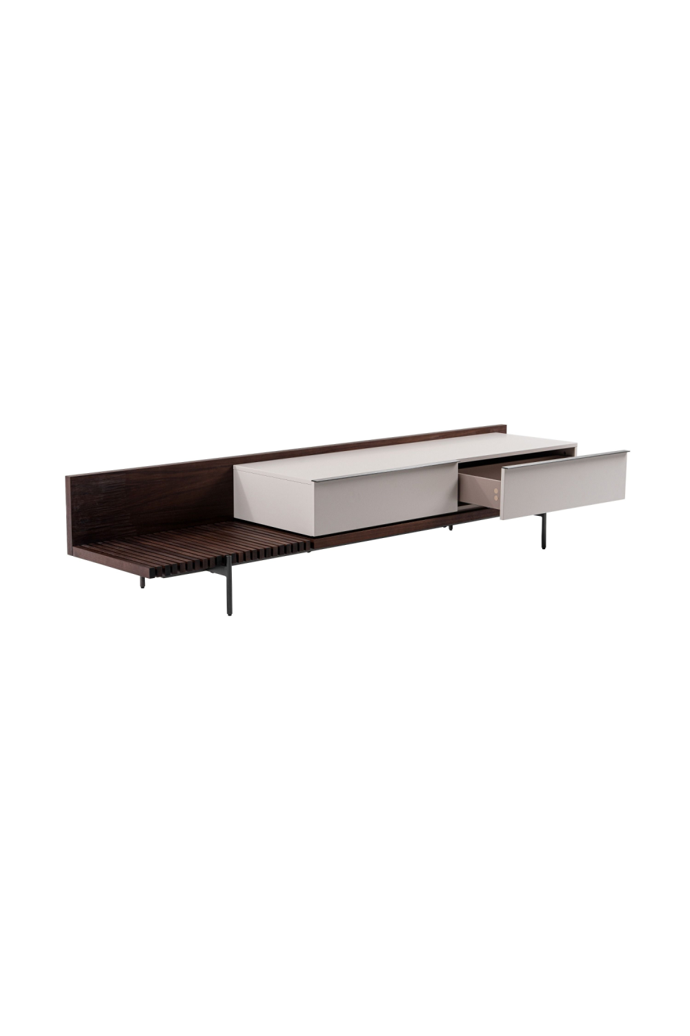 Matte Beige TV Cabinet | OROA Modern Colima | Oroa.com