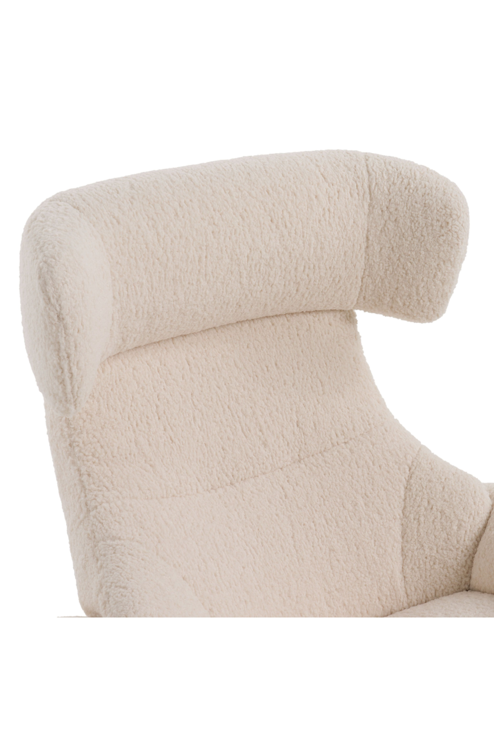 Beige Lounge Chair & Ottoman | OROA Modern Zahara | Oroa.com