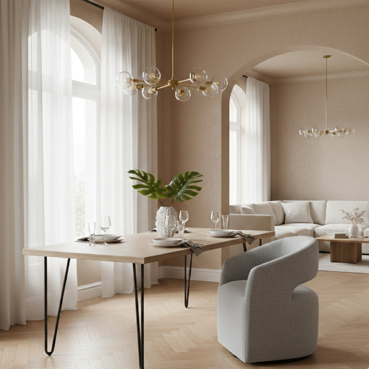 Cutout Design Dining Chair | OROA Modern Angie