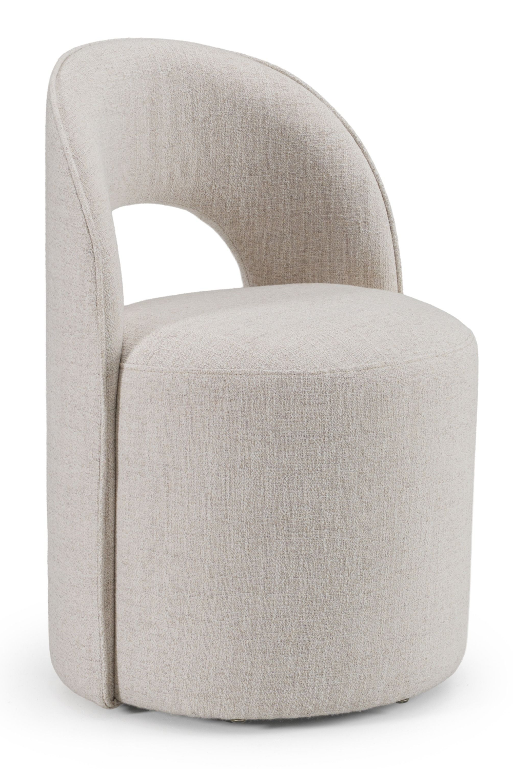 Cream Swivel Dining Chair | OROA Modern Gordon | Oroa.com