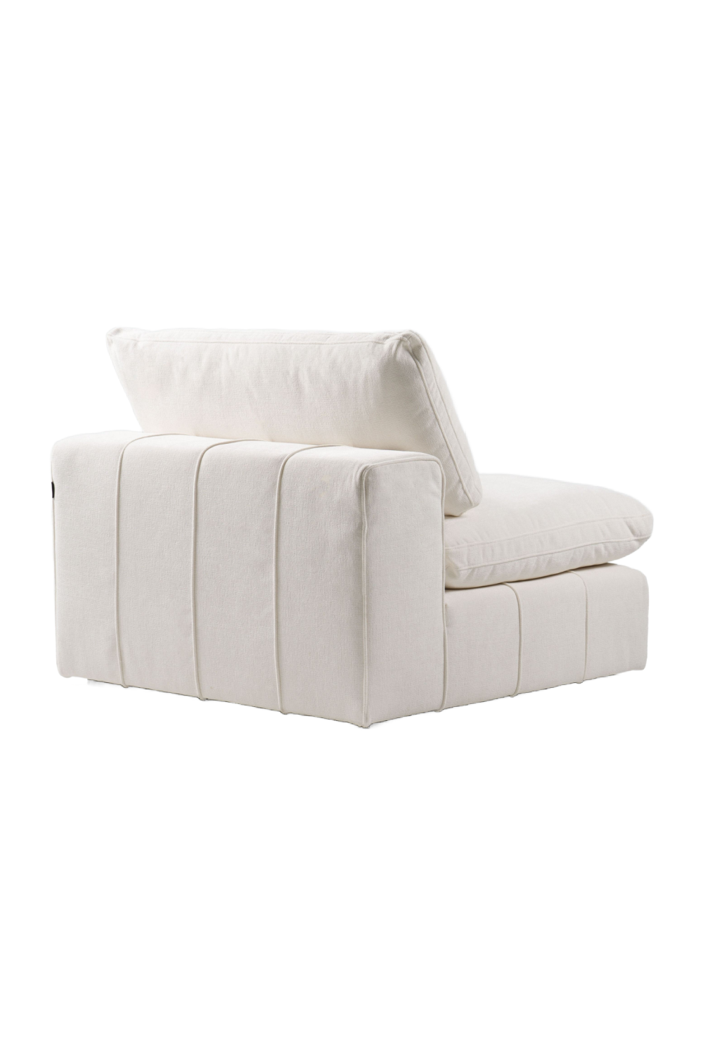 White Armless Modular Sofa | Oroa.com