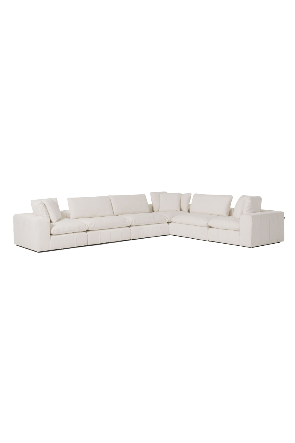 White Armless Modular Sofa | OROA Modern Vicki | Oroa.com