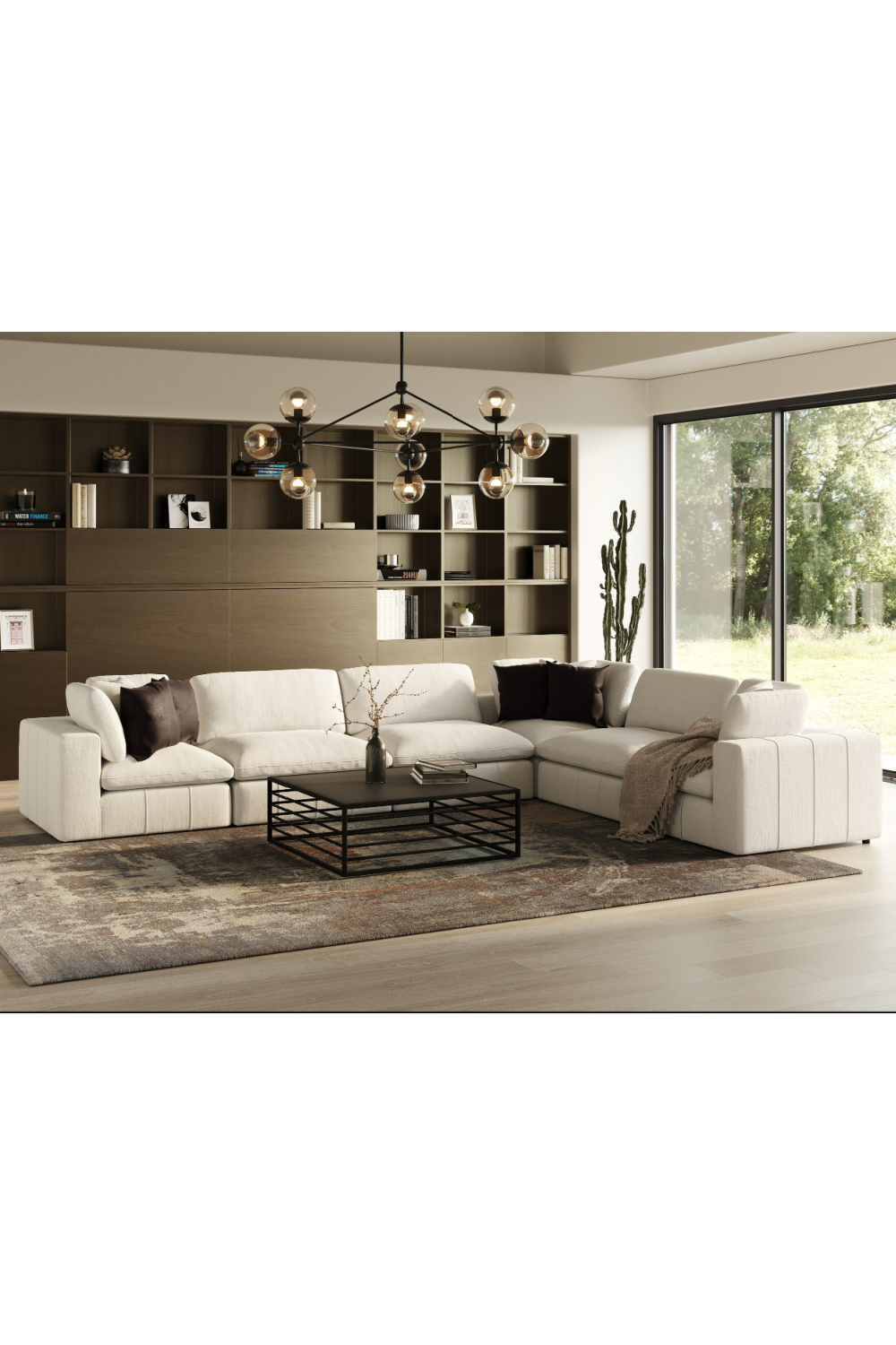 White Modular Corner Sofa | Oroa.com