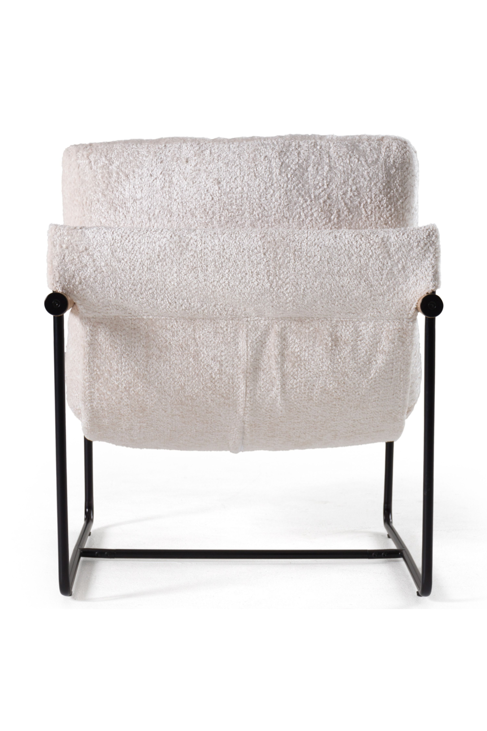 Wood-Armed Beige Accent Chair | OROA Modern Moorcroft | Oroa.com