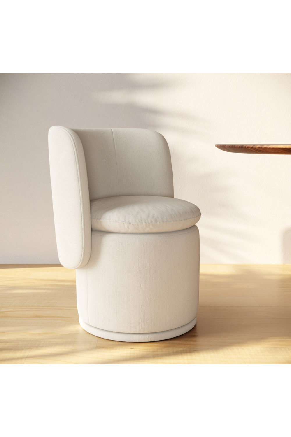 Rounded Swivel Dining Chair | OROA Modern Norris | Oroa.com