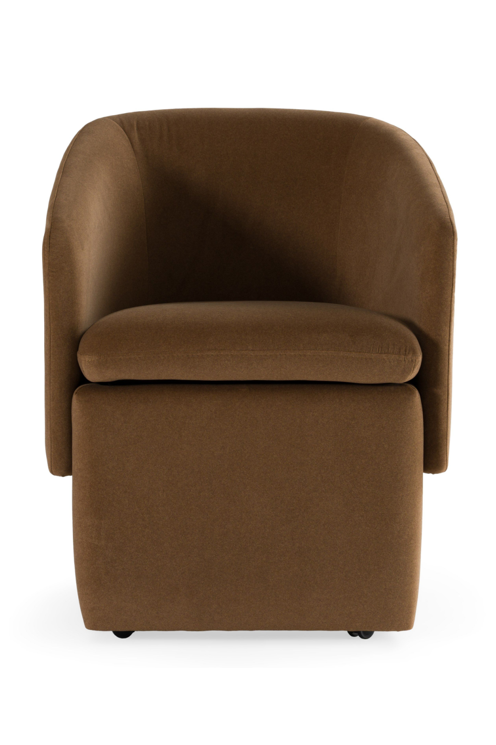 Curved Wheeled Dining Chair | Oroa.com