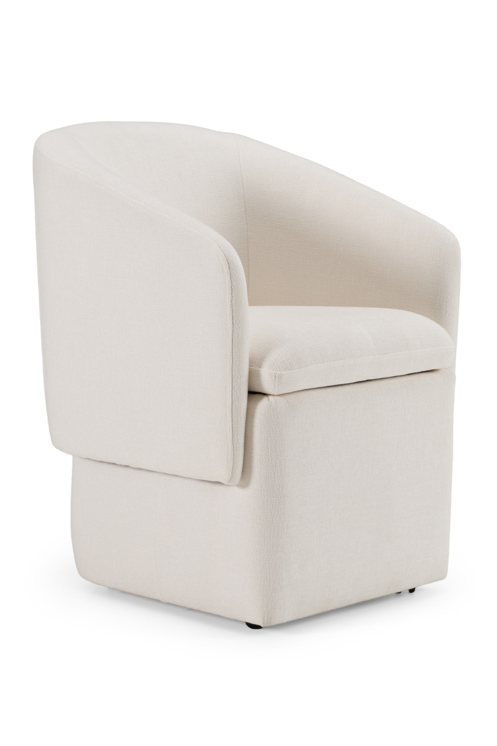 Curved Wheeled Dining Chair | Oroa.com