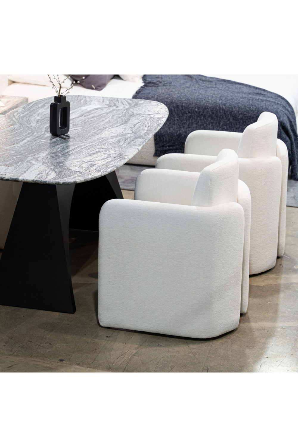 White Upholstered Dining Chair | Oroa.com