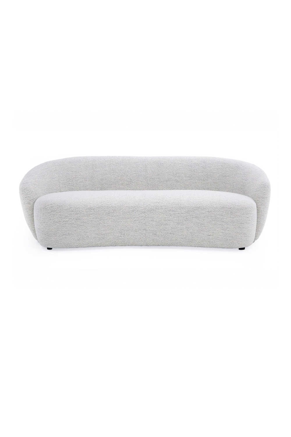 White Round-Back Sofa | OROA Modern Omaha | Oroa.com