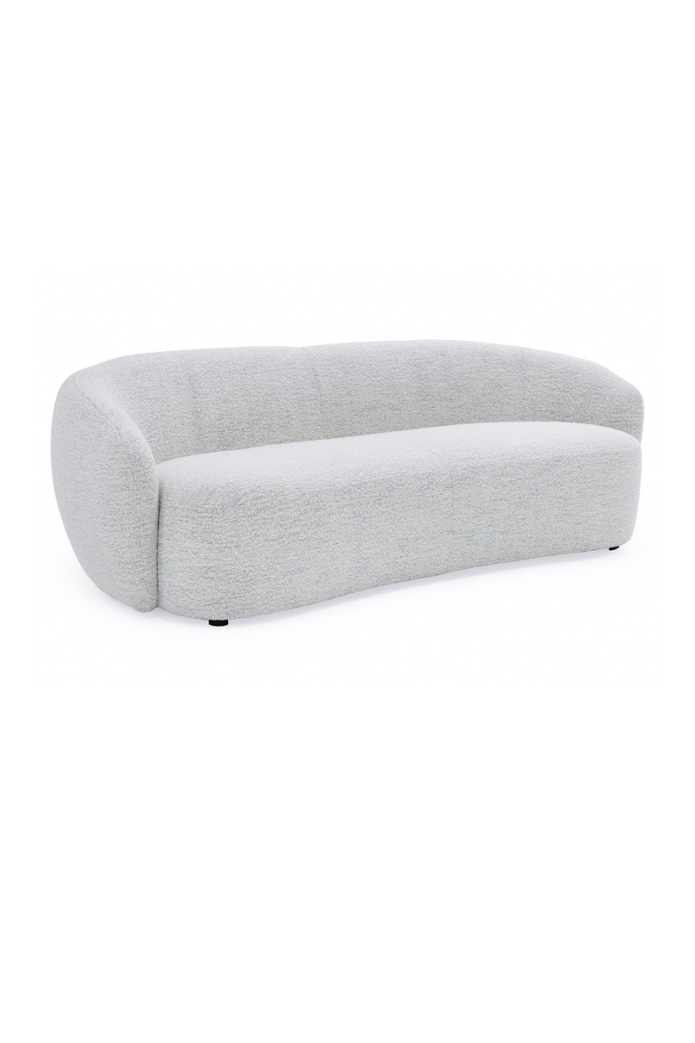 White Round-Back Sofa | Oroa.com