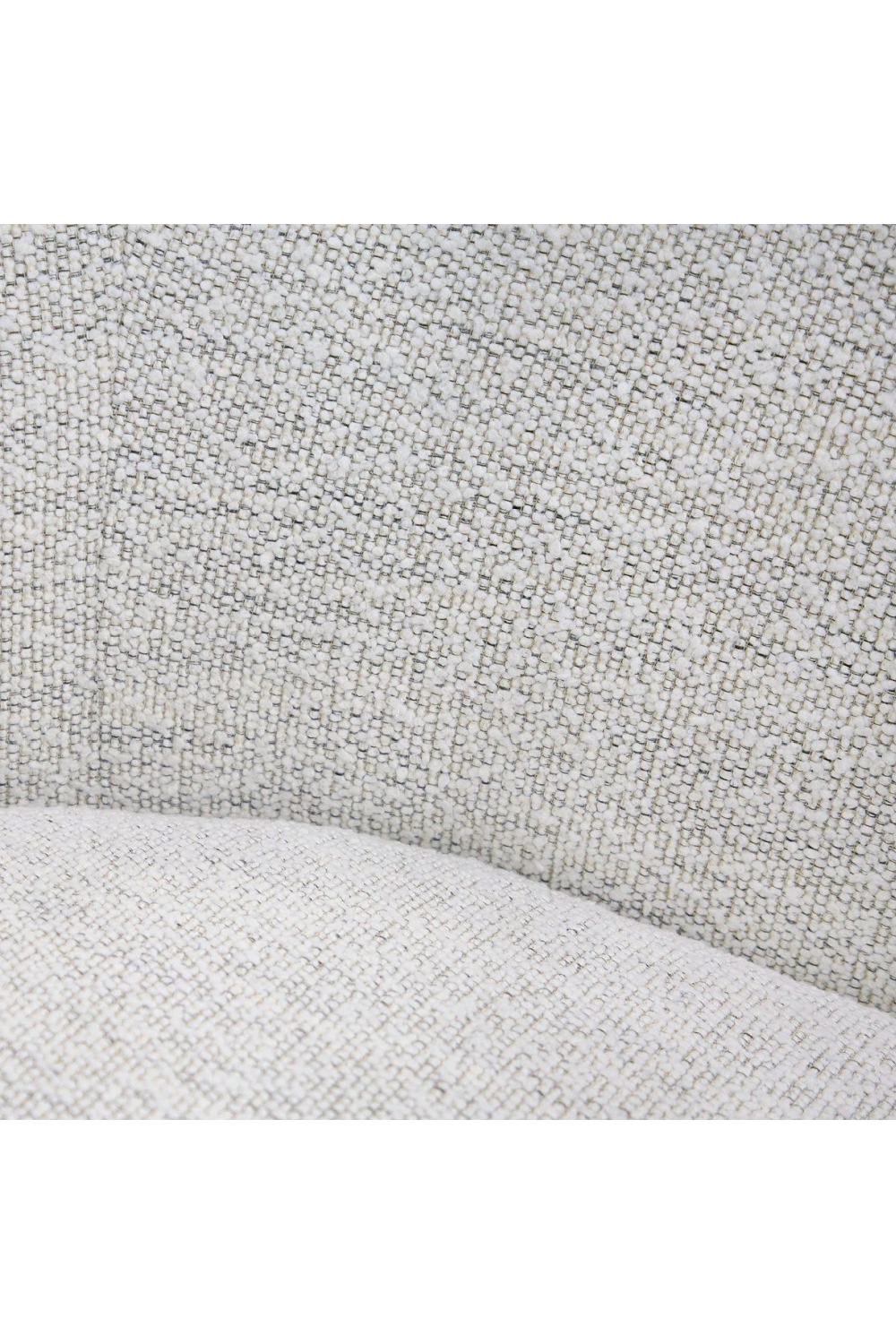 White Round-Back Sofa | OROA Modern Omaha | Oroa.com