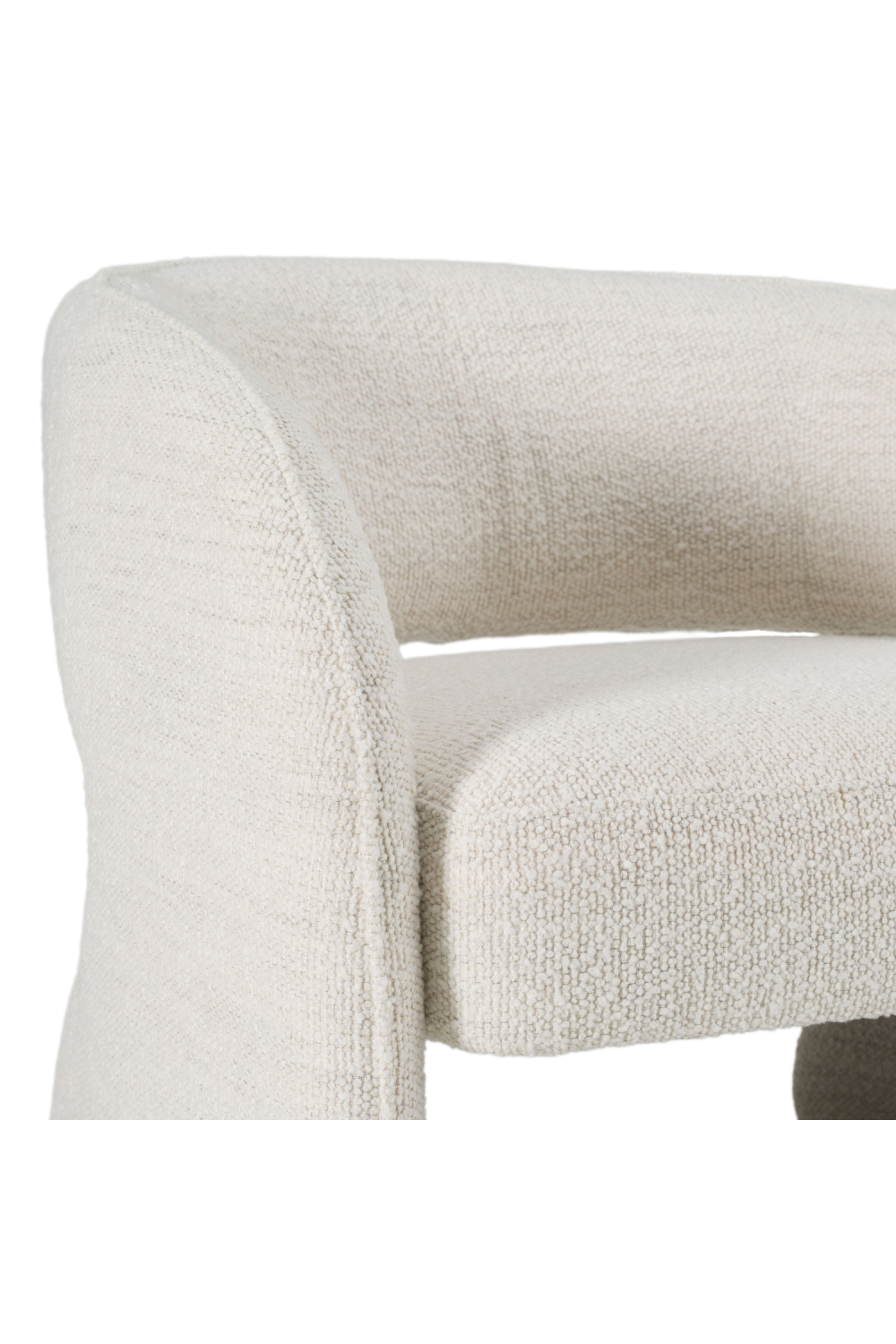 Cream Cut-out Accent Chair | OROA Modern Luby | Oroa.com