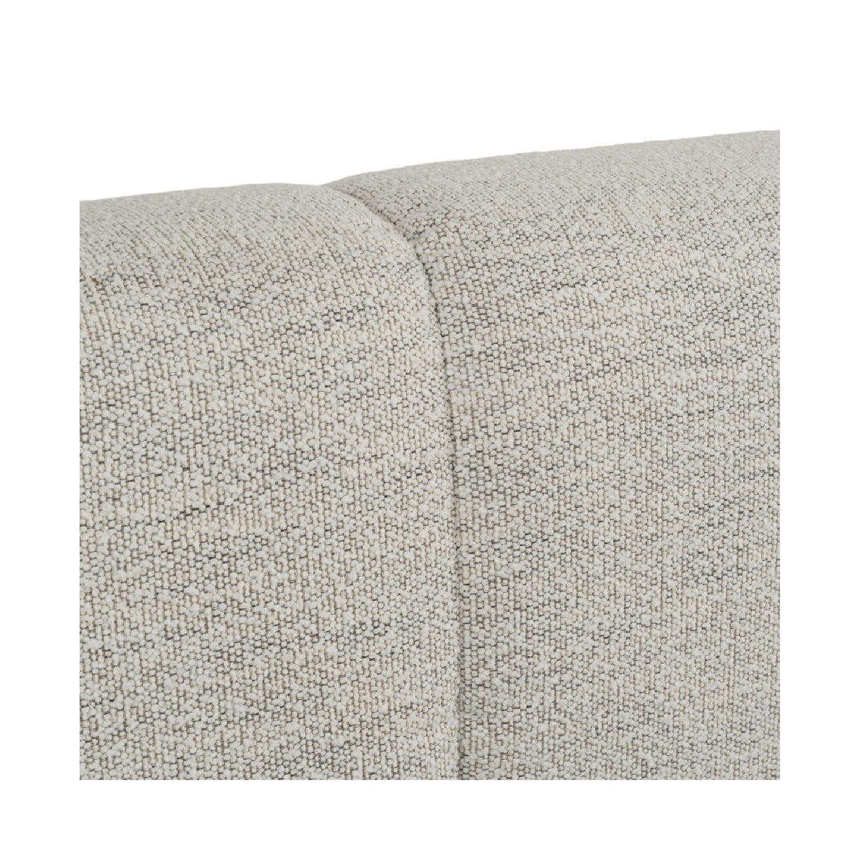 Channel-Tufted Cream Bed | Oroa.com